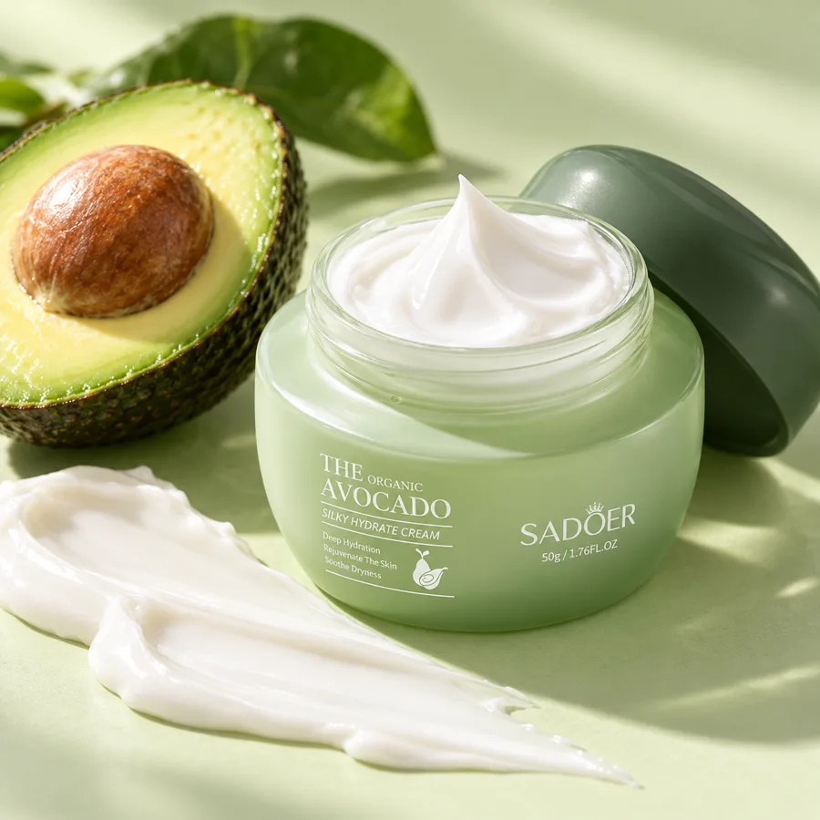 Crema cu avocado SADOER, textura cremei